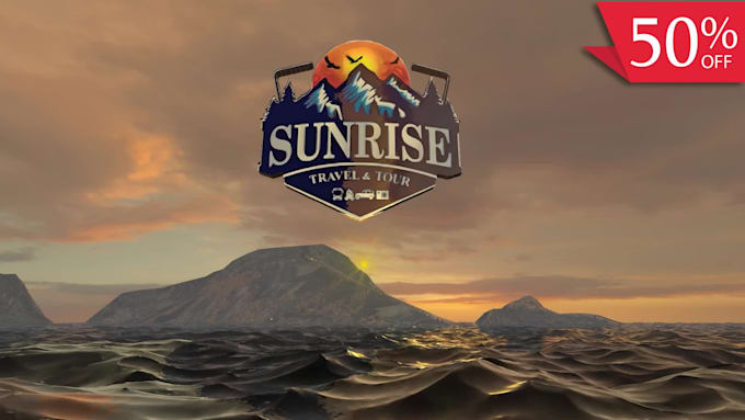 create a dynamic 3d logo animation for your brand