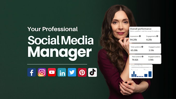 be your social media marketing manager and content creator