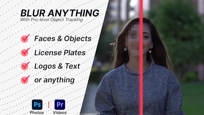 blur censor pixelate faces objects or anything in the video