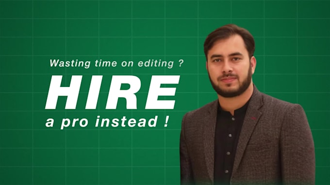 be your professional youtube video editor