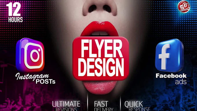 do creative event flyer design for you