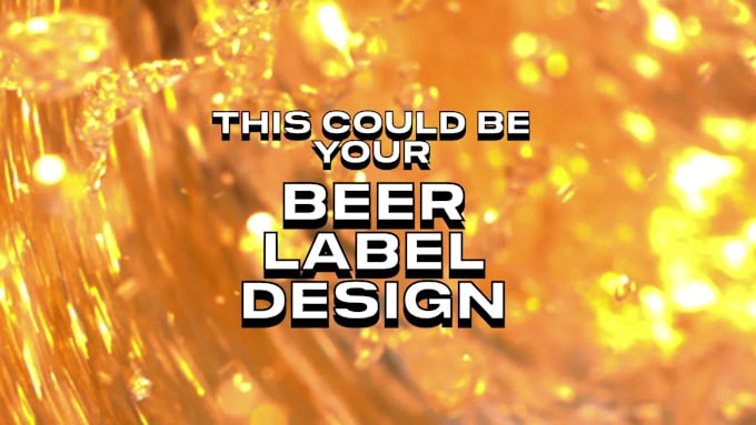 elevate your beer labels to stunning visual art