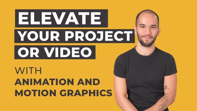 do animation and motion graphics for your project or product