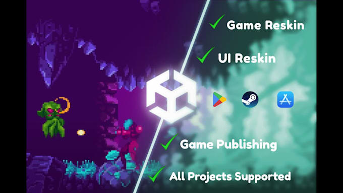 reskin and publish your game in unity
