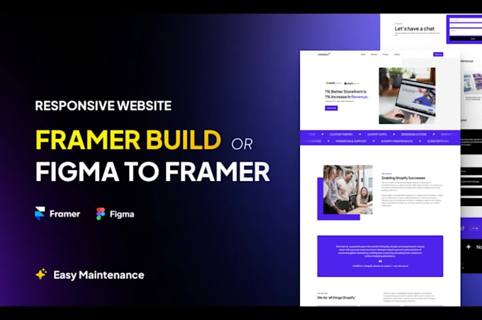 creating framer website responsive or figma to framer