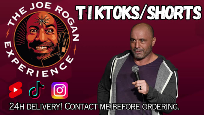 Joe Rogan Talks Shorts Edit the best joe rogan shorts, tiktoks and reels by Noplayauto | Fiverr