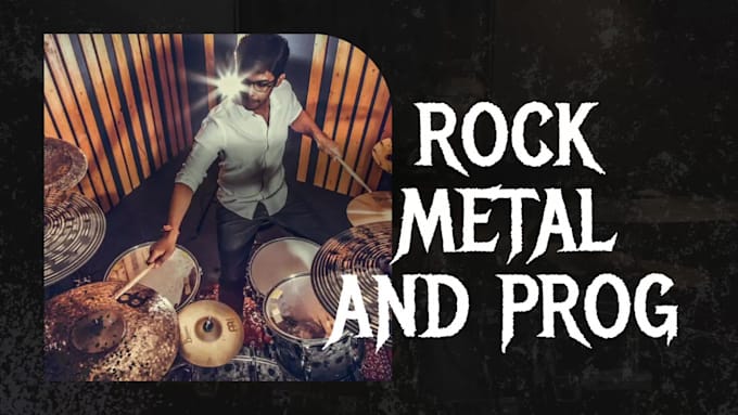 record drums on rock, metal or progressive song get a free demo