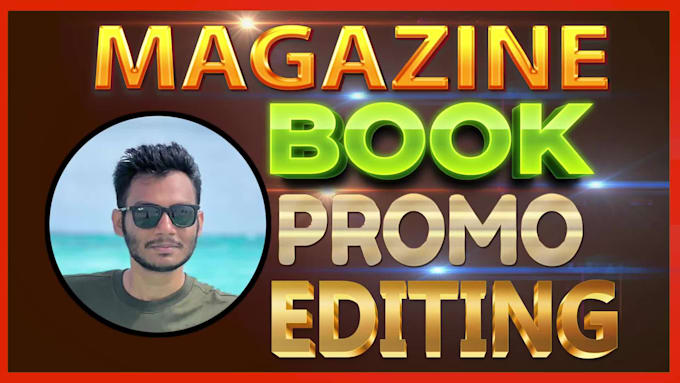 create amazing book or magazine promo video