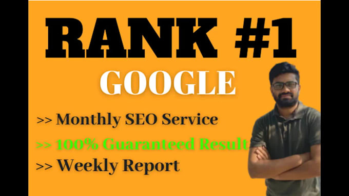do professional monthly SEO service guaranty google page 1