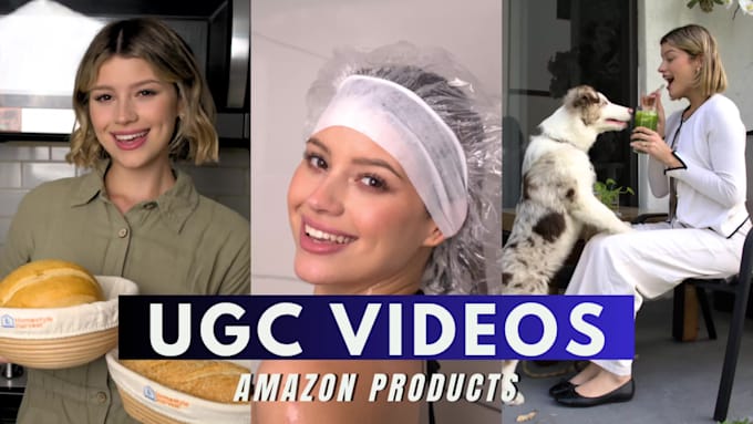 create ugc videos for amazon products or unboxing
