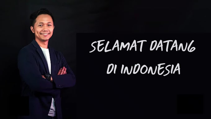 record a professional male indonesian voiceover