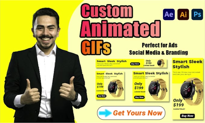 create animated GIF ads and banners for your business