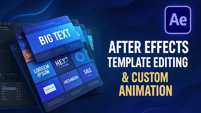 customize after effects templates and create custom animations