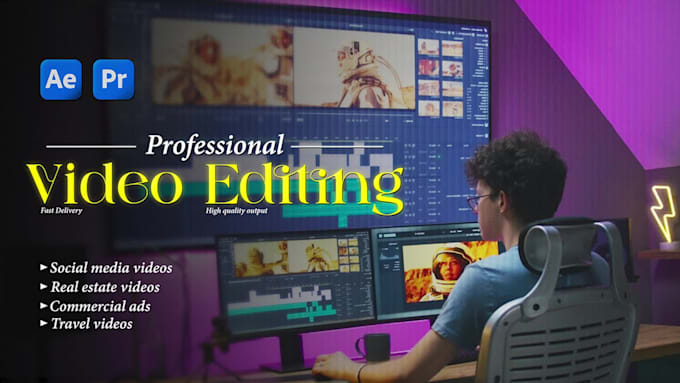 do professional video editing