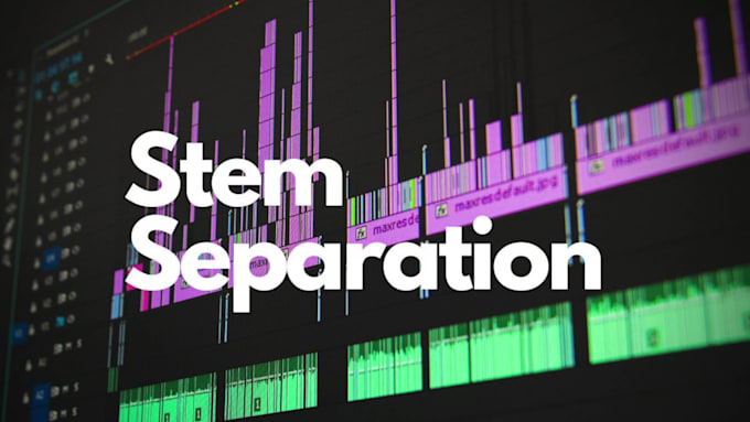isolate and extract individual stems from any song