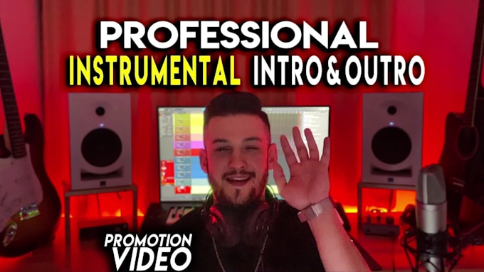 instrumental podcast intro and outro music or jingle