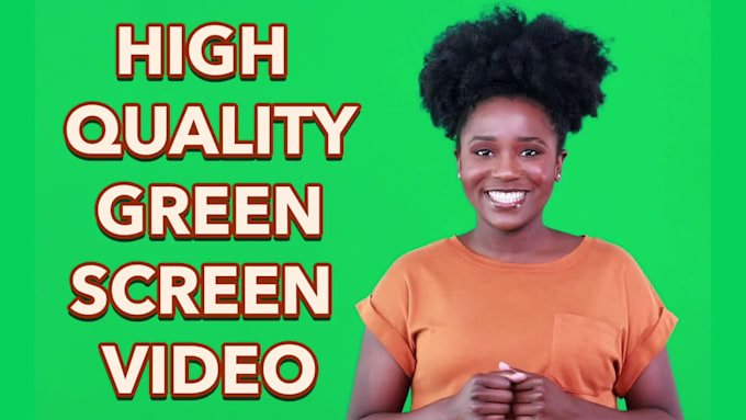 create a professional green screen spokesperson video