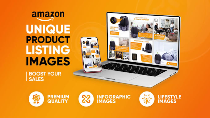 design high converting amazon product listing images and ebc