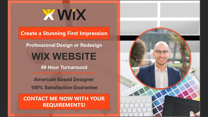 redesign or design a custom wix website