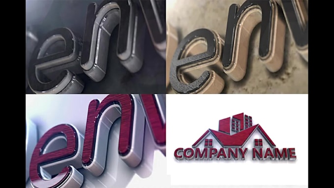 make real estate promo with 3d marble animation