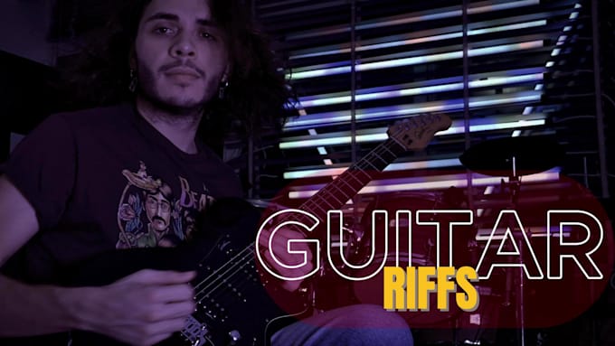 play rock guitar riff