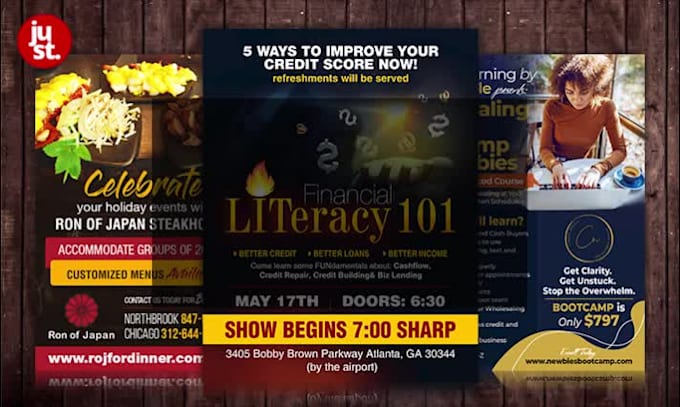 create professional poster design for your needs