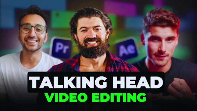 edit a high quality youtube talking head video
