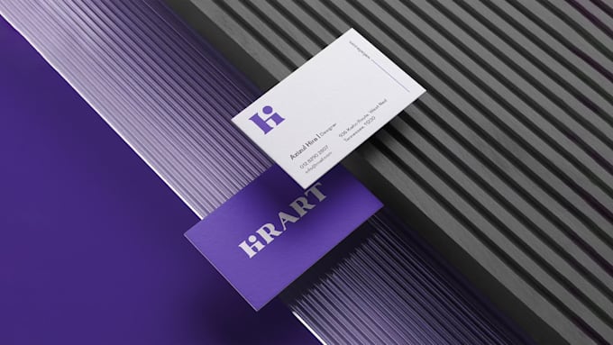 design a professional minimalist business card