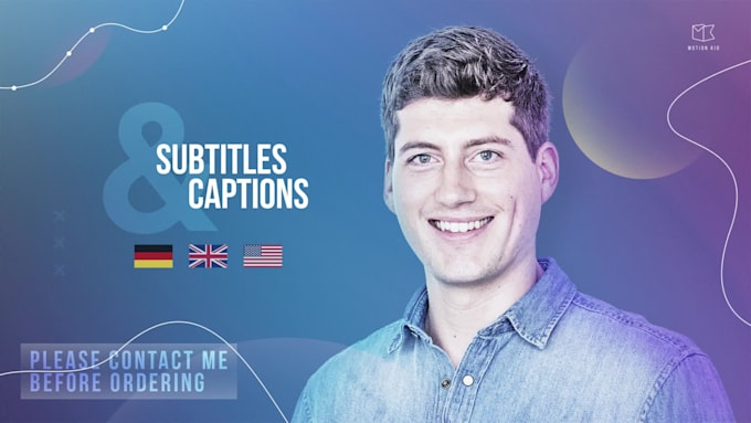add perfectly synced german subtitles or captions to your video