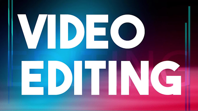 do professional video editing