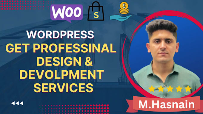 design and develop a professional wordpress, a ecommerce website