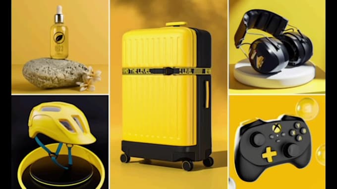 create realistic 3d product animation video with lighting and rendering