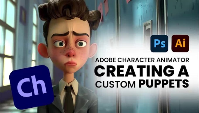 create an adobe character animator puppet rig