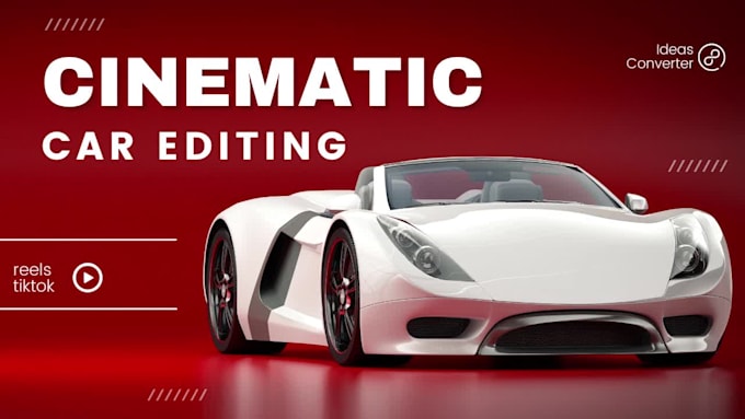 do cinematic car video editing with trendy effect