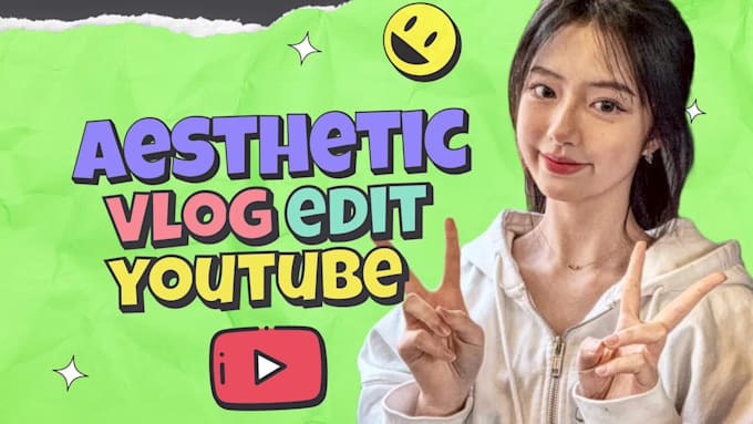 do aesthetic vlog video editing for youtube