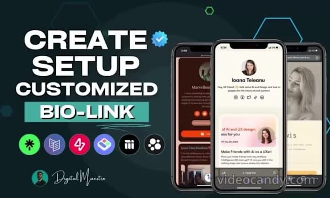 set up a linktree bio link and qr code for your social media