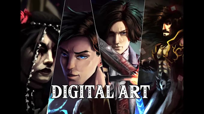 draw your character digitally