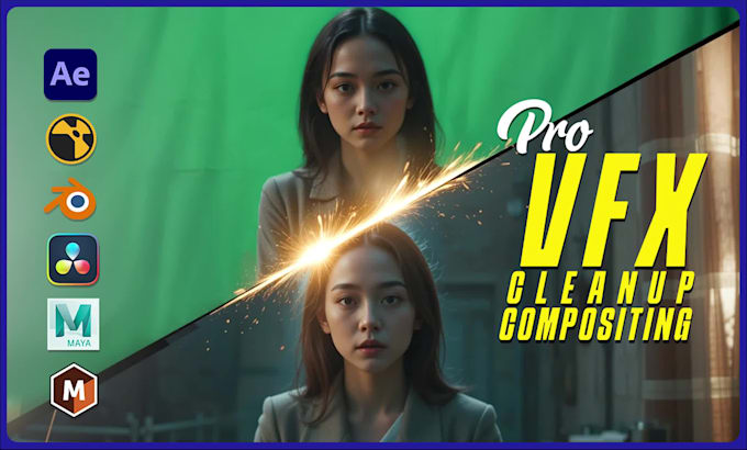 do vfx, chroma key, and seamless video corrections