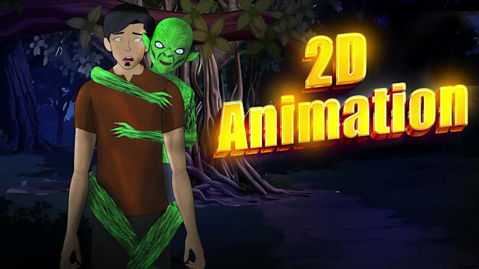 make creative 2d animation characters in youtube videos