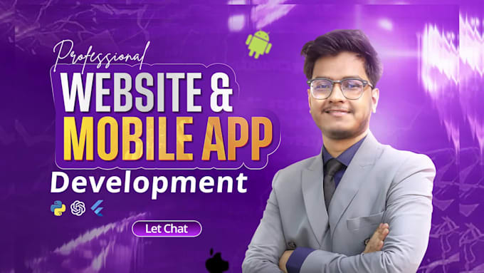do website or mobile app development ios app development as flutter developer