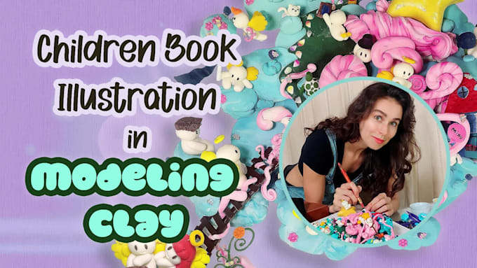 draw picture storybook illustrations with clay