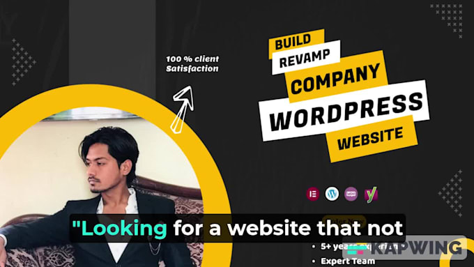 build, revamp wordpress blogs or company website with elementor