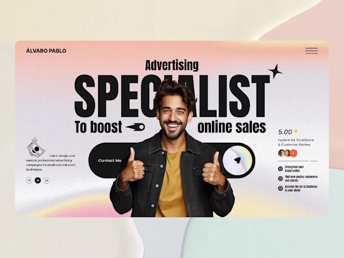 create professional resume cv wordpress website for you