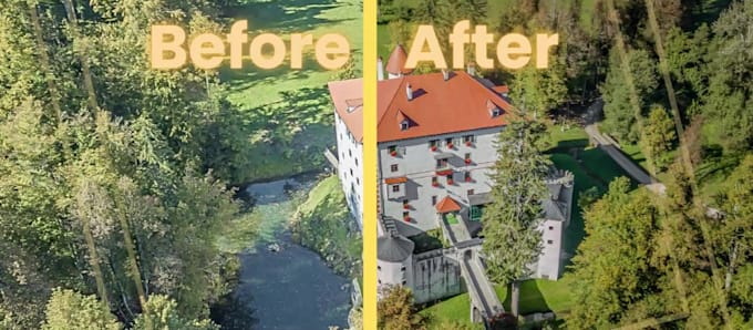 professionally edit drone photos