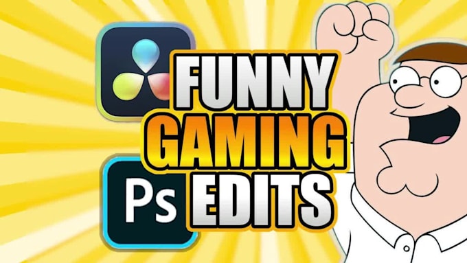 edit professional and funny gaming videos for youtube