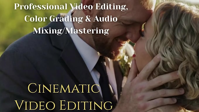 edit your footage into cinematic wedding trailer up to 15 minutes