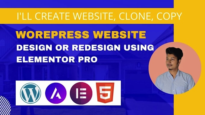 create website design and redesign wordpress website using elementor pro