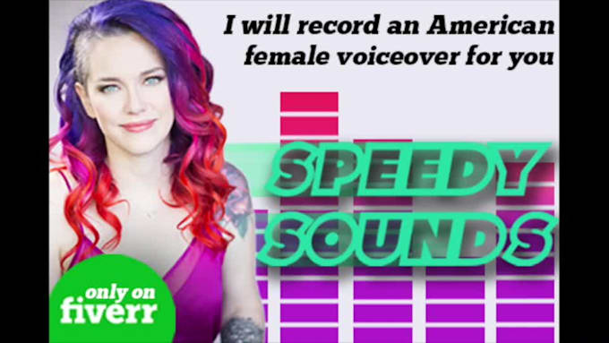 record professional american female voiceover
