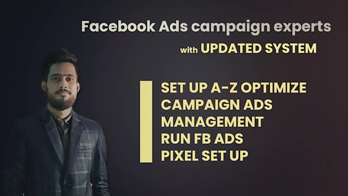 be your facebook ads expert and advertising specialist