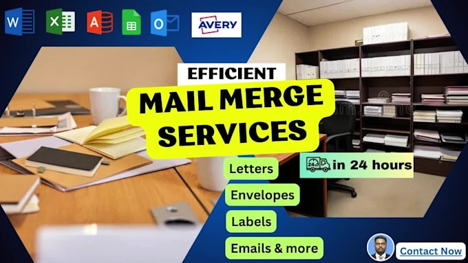 provide professional mail merge for avery labels, letters, envelopes